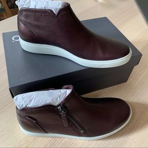NIB Ecco Soft 7 zip sneaker booties sz 7-7.5